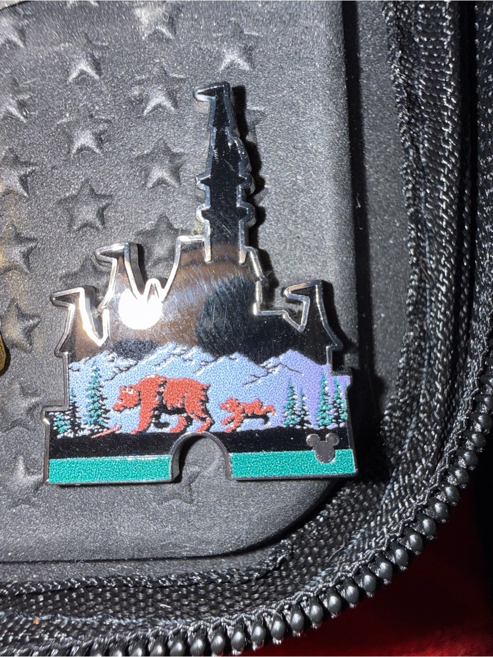 Official Disney Wilderness Lodge Castle Hidden Mickey Pin